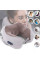 Подушка массажная для шеи U-shaped massage pillow, массажер для плеч и шеи с эффектом памяти ортопедическая