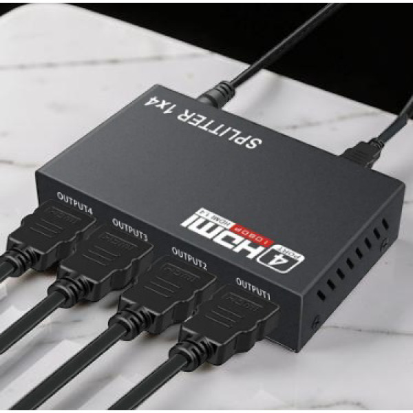HDMI сплиттер 1x4 4K MAG разветвитель сигнала на 4 устройства