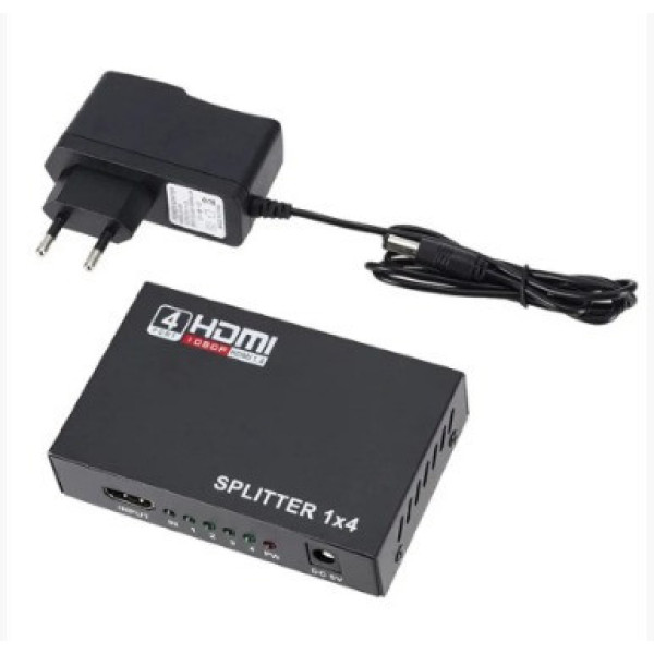 HDMI сплиттер 1x4 4K MAG разветвитель сигнала на 4 устройства
