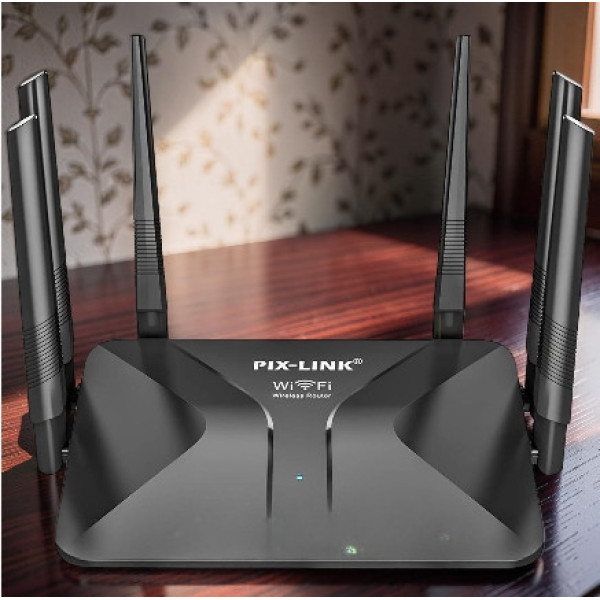 Роутер Pix-link LV-WR50Q Wi-Fi 300 Мбит 6 антенн для дома и офиса