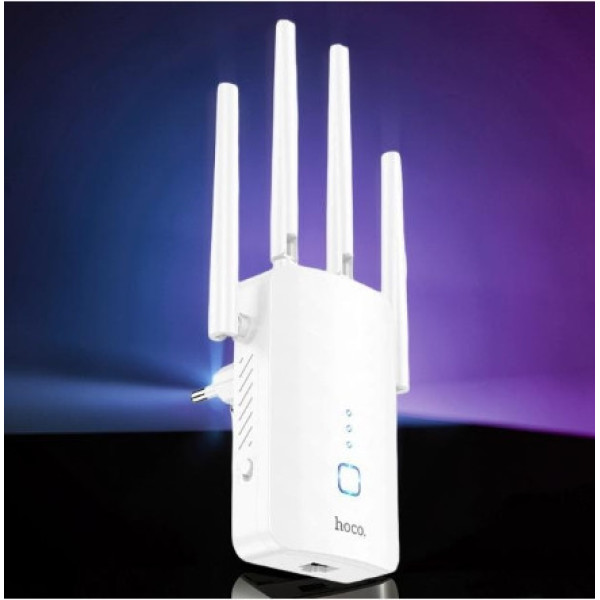Усилитель Wi-Fi HOCO HI35 репитер сигнала для дома и квартиры