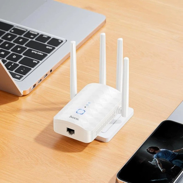 Усилитель Wi-Fi HOCO HI35 репитер сигнала для дома и квартиры